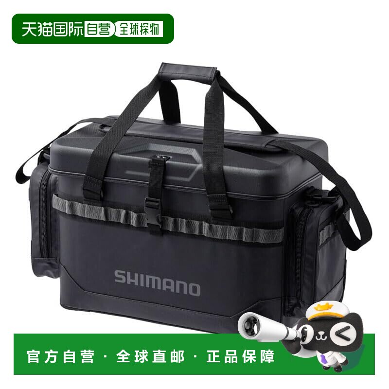 日本直邮Shimano Rockshore Tough 钓具包黑色25升BA-201X