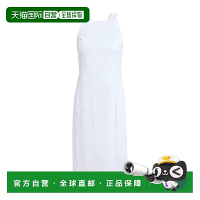 1h可退 香港直邮潮奢 THEORY 希尔瑞 女士 中长连衣裙 white白色