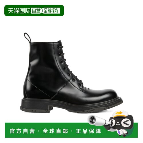 1h可退 香港直邮Gucci 系带短靴 851388AADEO男鞋厚底鞋