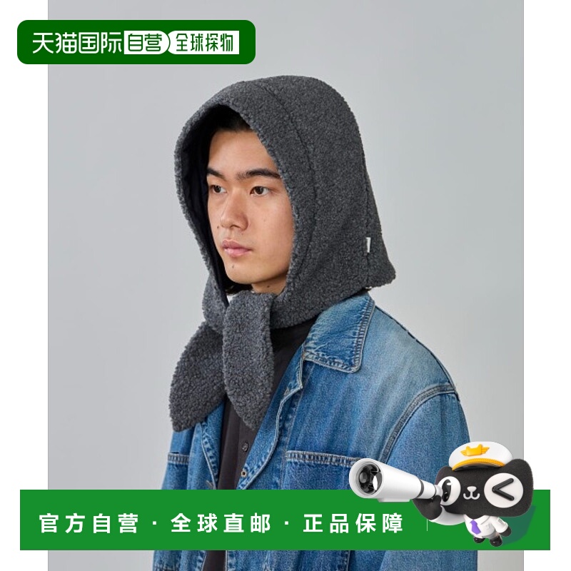 1h可退 日本直邮OVERRIDE 男女同款可翻转防寒连帽 抽绳保暖头巾