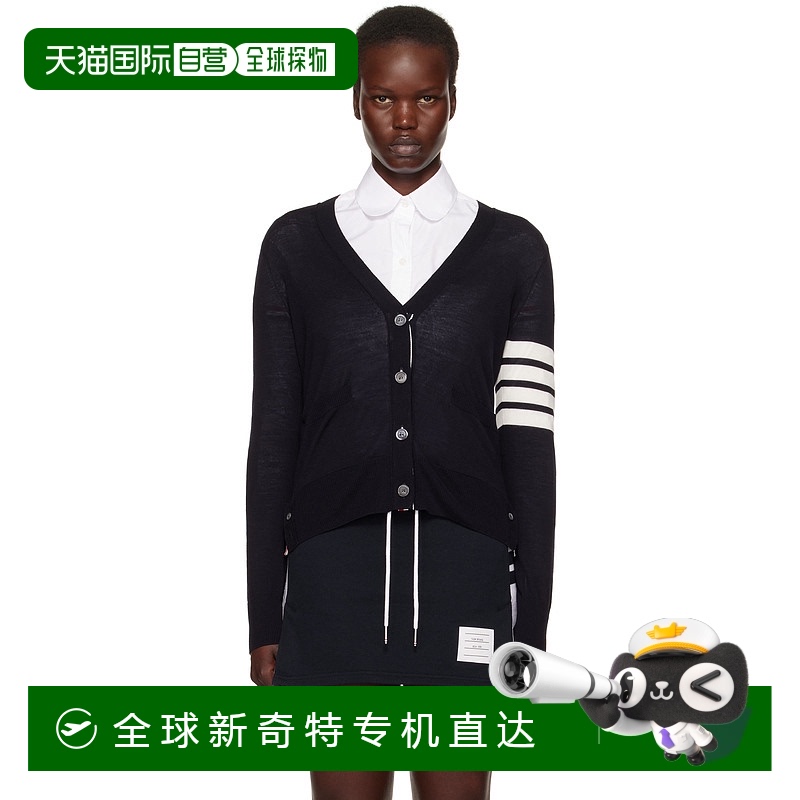 1h可退 香港直邮潮奢 Thom Browne 汤姆 布朗 女士 海军蓝 Wool 4