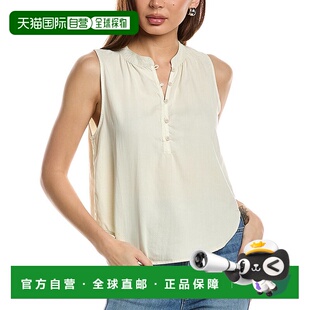 美国奥莱 自营Bella 灰色 套头衫 直发 Dahl无袖