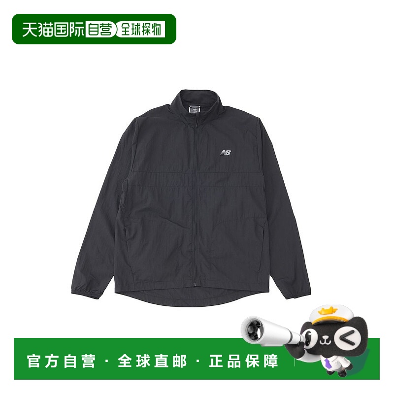 1h可退 日本直邮New balance 男士轻便可收纳防风夹克 MJ41276BK