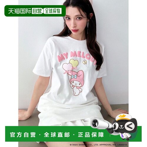 1h可退 日本直邮RESEXXY女士美乐蒂蝴蝶结宽松T恤 152532768001