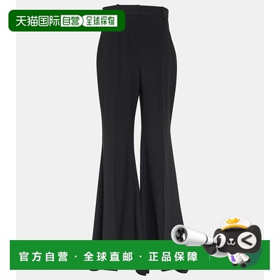 1h可退 香港直邮Nina Ricci 莲娜丽姿 女士 喇叭长裤 black黑色