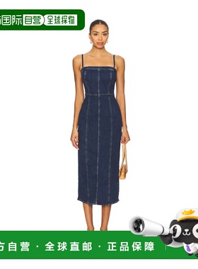 1h可退 香港直邮潮奢 Levi'S 李维斯 女士 缝线紧身束胸连衣裙 00