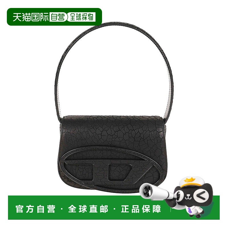 香港直邮DIESEL 女士斜挎包 X08396PS919T8013-1 AW2024 黑色