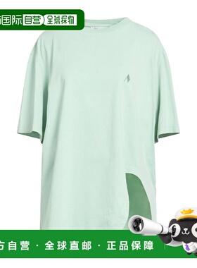 1h可退 香港直邮潮奢 The Attico 女士 T恤 green绿色 舒适时尚