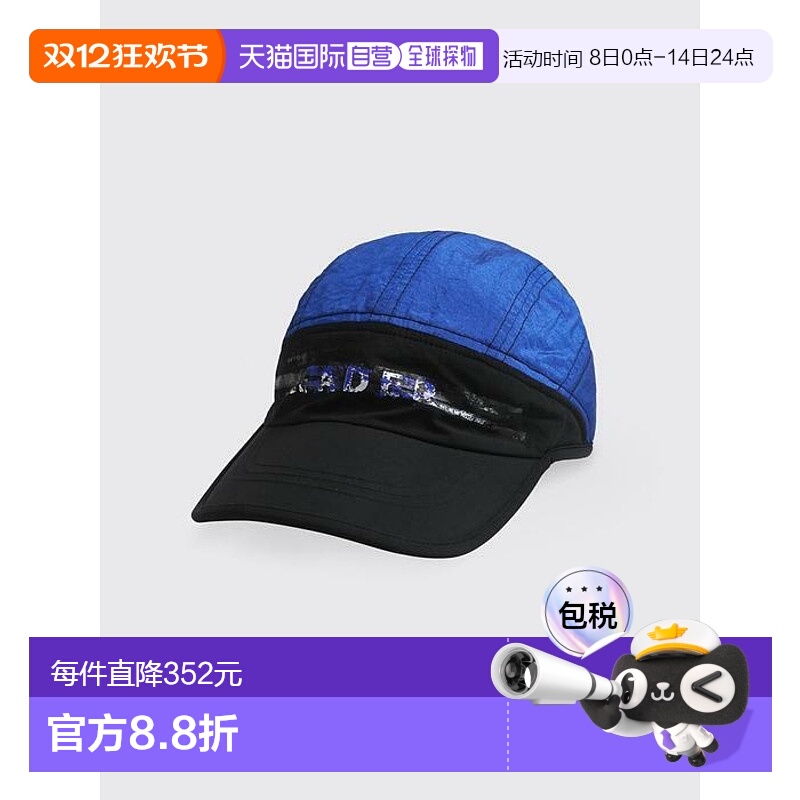 韩国直邮ADER ERROR 公用帽子Scratch tape logo cap Blue 301404