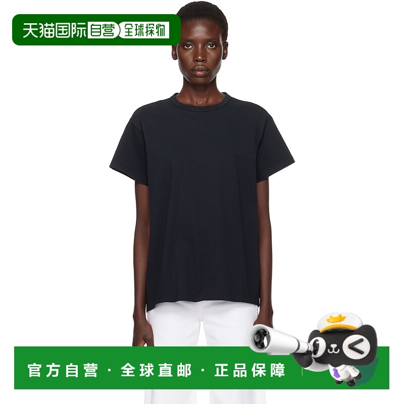 1h可退 香港直邮潮奢 KHAITE 女士 黑色 Maeve T 恤 2386197针织