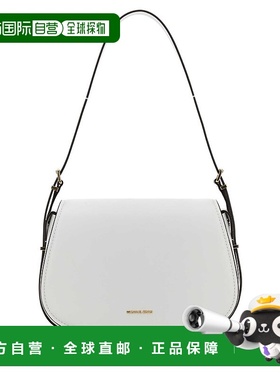 1h可退 香港直邮Michael Kors 迈克高仕 女士 Moore 白色皮革肩包