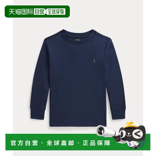 日本直邮Ralph Lauren 男童2至7岁纯棉针织长袖T恤 CWPOTSHB80213