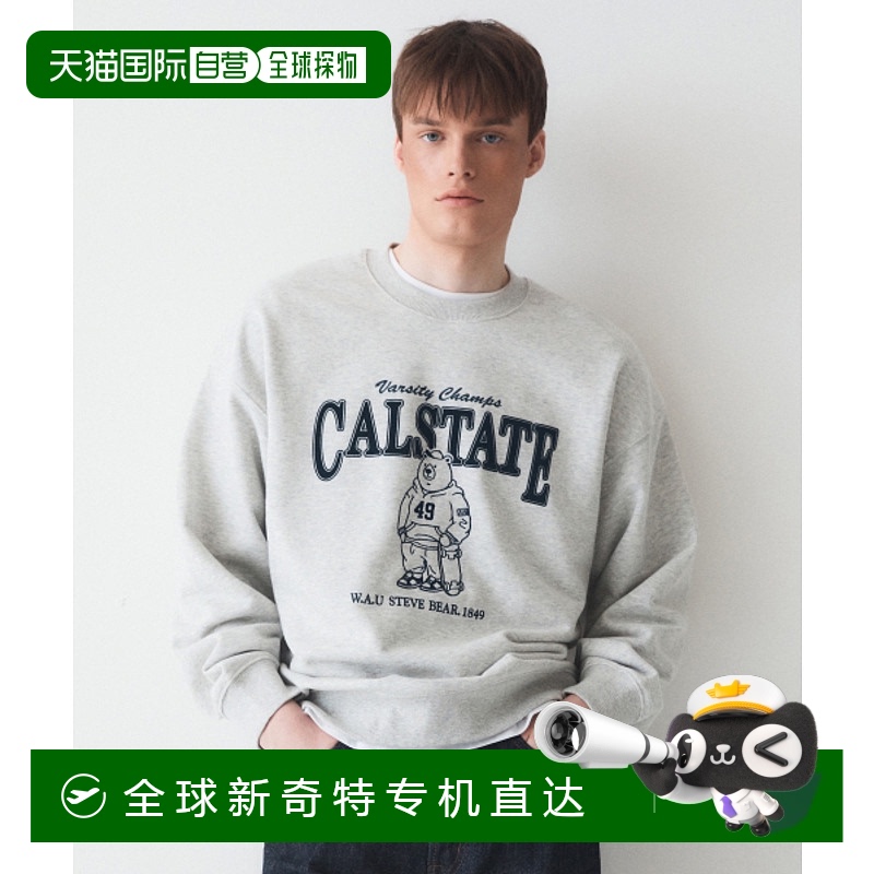韩国直邮WHO.A.U 男士卫衣Steve line Sweatshirt / WHMWE2295U
