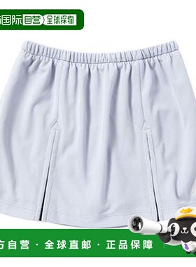 日本直邮LUCENT 女士短裙带内衬紧身裤 银灰色 x 黑色 短裤 下装