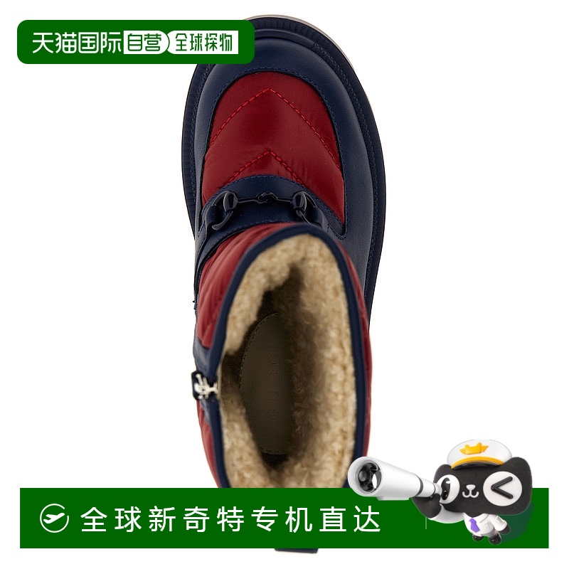 1小时内可退 香港直邮GUCCI 男童童靴 747775FAB5D6149 AW2023 红