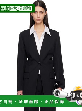 香港直邮toteme 女士 黑色 Slouch 西装外套 261WRZ0064FB0551