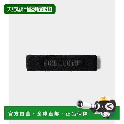 日本直邮TIGHTBOOTH 男士 LOGO刺绣柔软发带 10116T