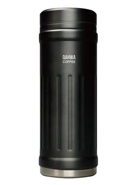 【日本直邮】CB JAPAN 咖啡瓶 2层结构真空隔热直饮式410ml 灰色