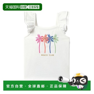 白色 自营 jack珍妮和杰克海滩俱乐部T恤 and 美国奥莱直发 janie