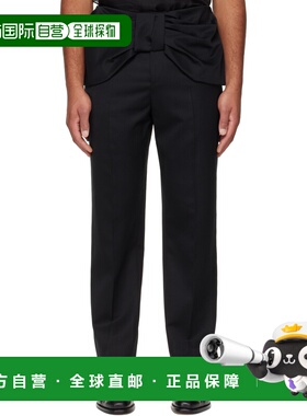 1h可退 香港直邮Simone Rocha 蒙娜 罗莎 男士 黑色 Bow Waist St