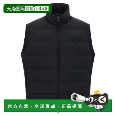 1h可退 香港直邮BRIONI 男士马甲 SWLV0LPA9064000 AW2025 黑色 '