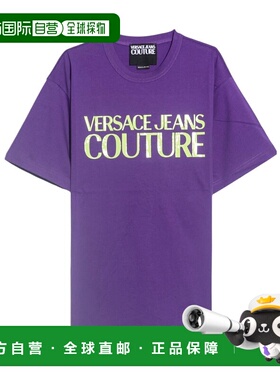 香港直邮VERSACE JEANS 男士T恤 78GAHE05CJ00E322 AW2024男装