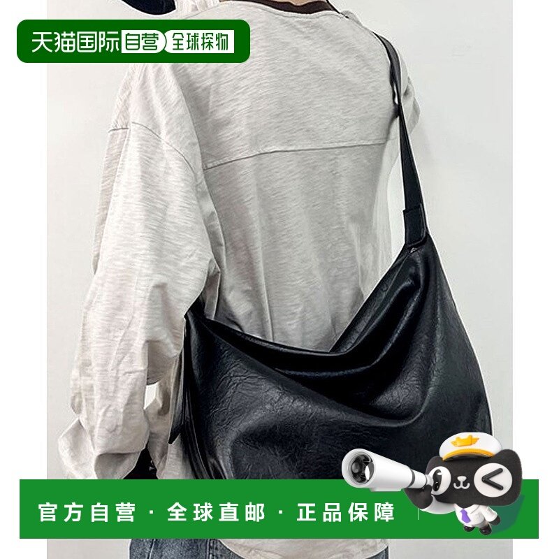 日本直邮florge 可收纳A4轻便皮革触感宽肩带背包 FL8218AW010481