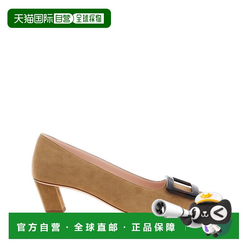 1h可退 香港直邮ROGER VIVIER 罗杰 维维亚 女士 方头一脚蹬高跟