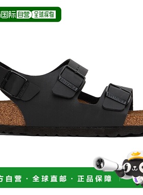 1h可退 香港直邮潮奢 birkenstock 勃肯 女士 黑色 Regular Milan