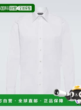 1h可退 香港直邮潮奢 Tom Ford 汤姆 福特 男士 棉府绸衬衫 00099