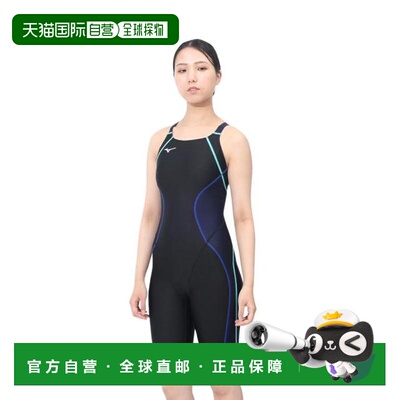 日本直邮MIZUNO 女子半款水泳泳衣 MASTERS 后背款 WA 认证 [N2MG