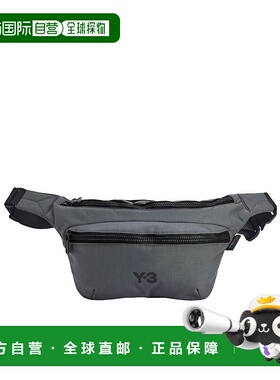 香港直邮Y-3 男士腰包 KC0807 AW2025 黑色  Staple腰包 斜挎包