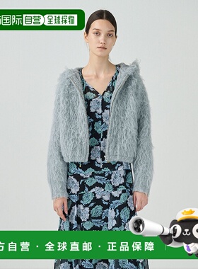 1h可退 日本直邮Diagram 女士柔软绒感针织连帽卫衣 0325153422