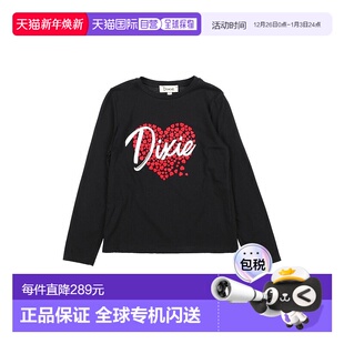 女童 Dixie T恤童装 black黑色 1h可退 舒适时尚 香港直邮潮奢