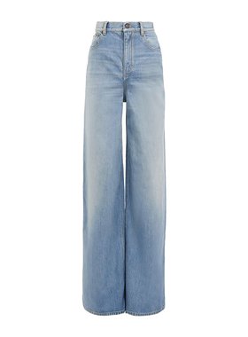 CHLOÉ 女士牛仔裤 CH25UDP3225344N SS2025 蓝色