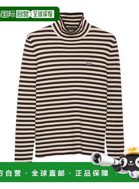 香港直邮Prada 细羊毛高领毛衣 UMR66118FFSOOO针织普拉达