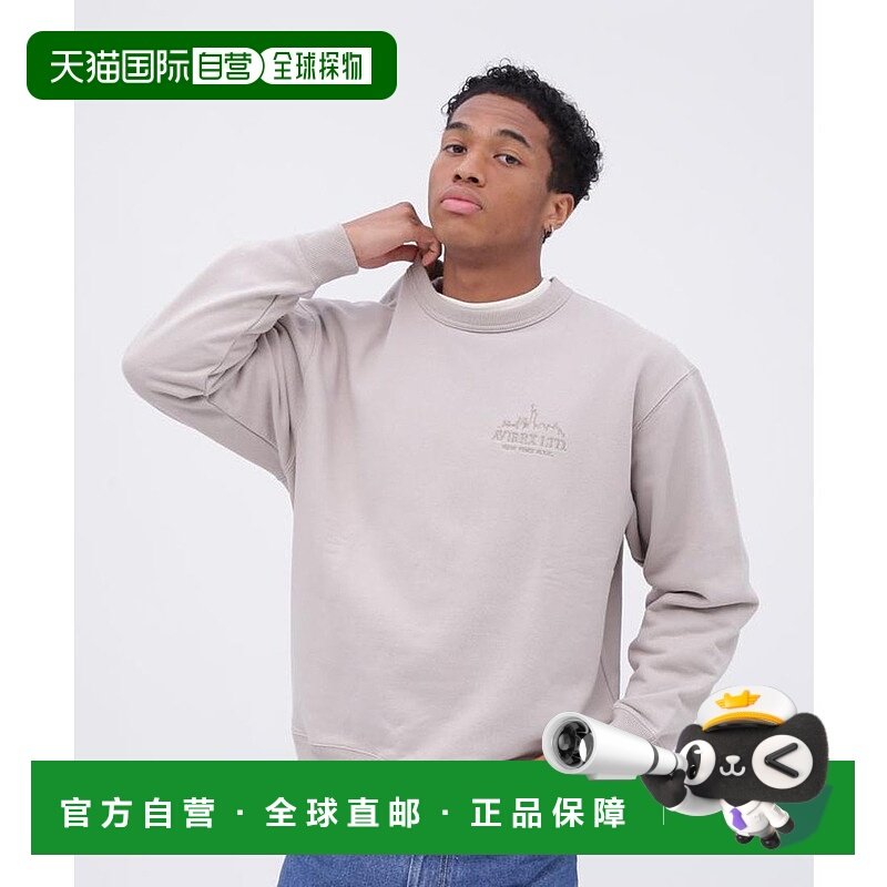 日本直邮AVIREX VARSITY LOGO CREW SWEAT卫衣 [AV1129EM021678]