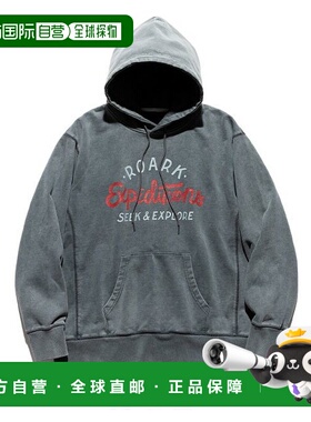 1h可退 日本直邮ROARK REVIVAL 男装 宽松版型 裏毛连帽卫衣 侧边
