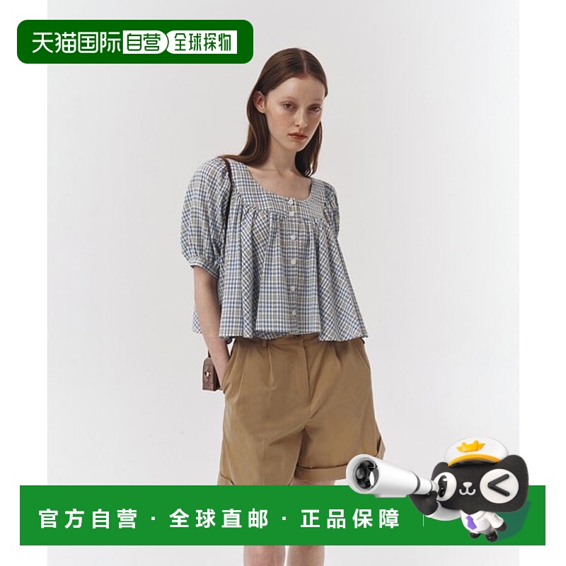 韩国直邮Dunst2023秋冬新品中性风经典女款雪纺衫UDBL3B241I3