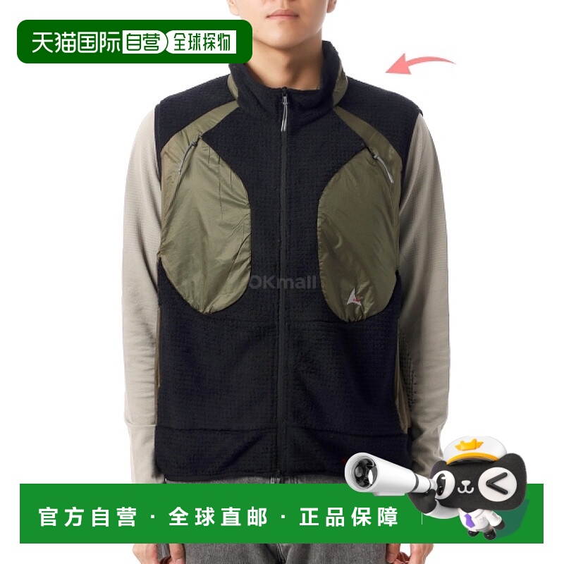 韩国直邮ROA Ocular Polartec 高蓬松背心 (RBMW0494FA328-BLK002