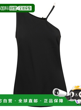 香港直邮GIVENCHY 女士T恤 BW60WB13V1001 AW2023 黑色 Asymmetri