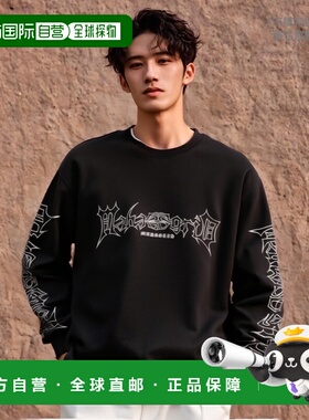 韩国直邮MAHAGRID 男女同款24年新款美式复古校园休闲T恤MG2ESMT5