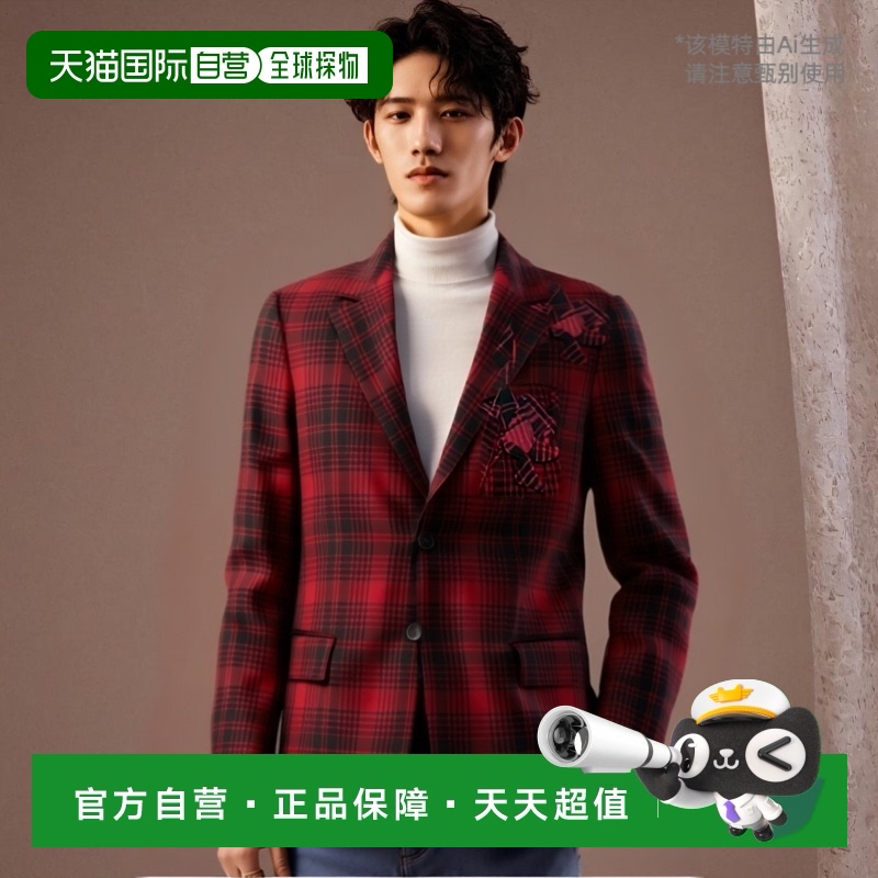 1h可退 【99新未使用】香港直邮VALENTINO 男士夹克 1V3CEE108K7Q