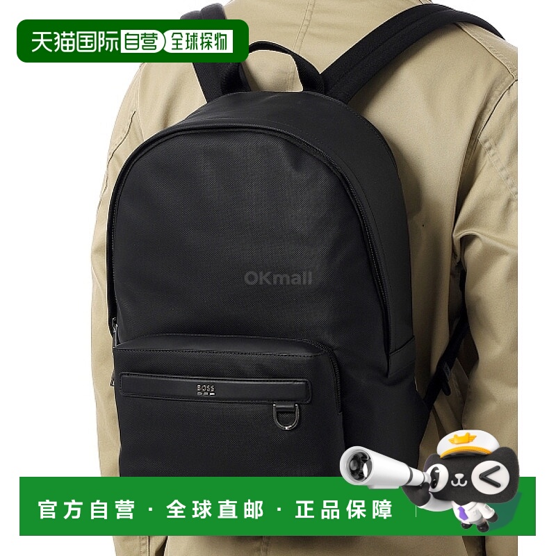 韩国直邮HUGO BOSS 表面光滑且结构感十足的背包（50548779-001）