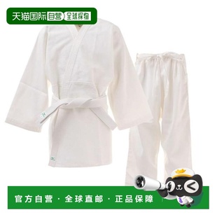 日本直邮MIZUNO 柔道正课用上下套装 22JG5A9001(Jr) 米色 柔道服