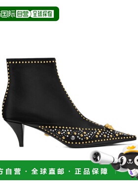 香港直邮Versace 铆钉La Medusa踝靴 10217091A16222