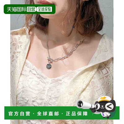 日本直邮AS KNOW AS plus 女士 logo吊牌链式项链 ZR0684