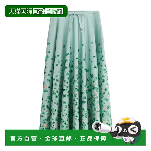 1h可退 Dior 中长款系带裙 651J11A3L48