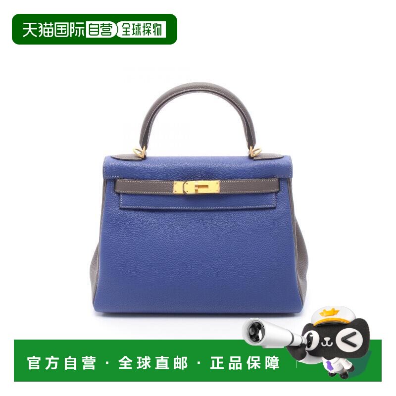 1h可退 日本直邮中古Hermes爱马仕女包A级95新Handbag手包牛皮手