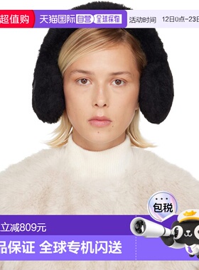 1h可退 香港直邮潮奢 MaxMara 麦斯玛拉 女士 黑色 Muffy1 耳罩 2